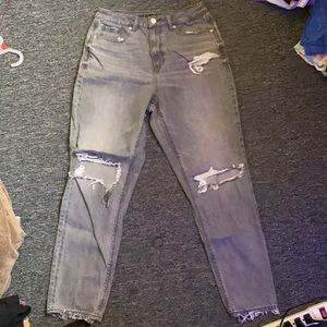 grey mom jeans